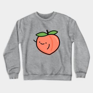 Cute Peach Crewneck Sweatshirt
